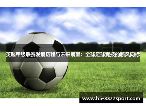英超甲级联赛发展历程与未来展望：全球足球竞技的新风向标